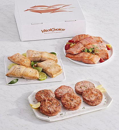 Wild Salmon Variety Box with Sausage
