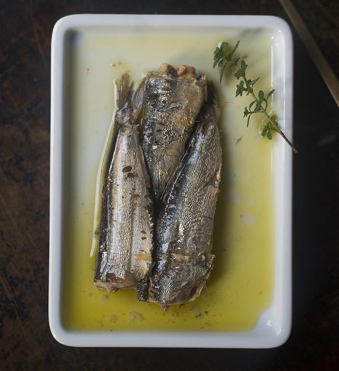 Wild Sardines in Extra Virgin Olive Oil 2 oz tins