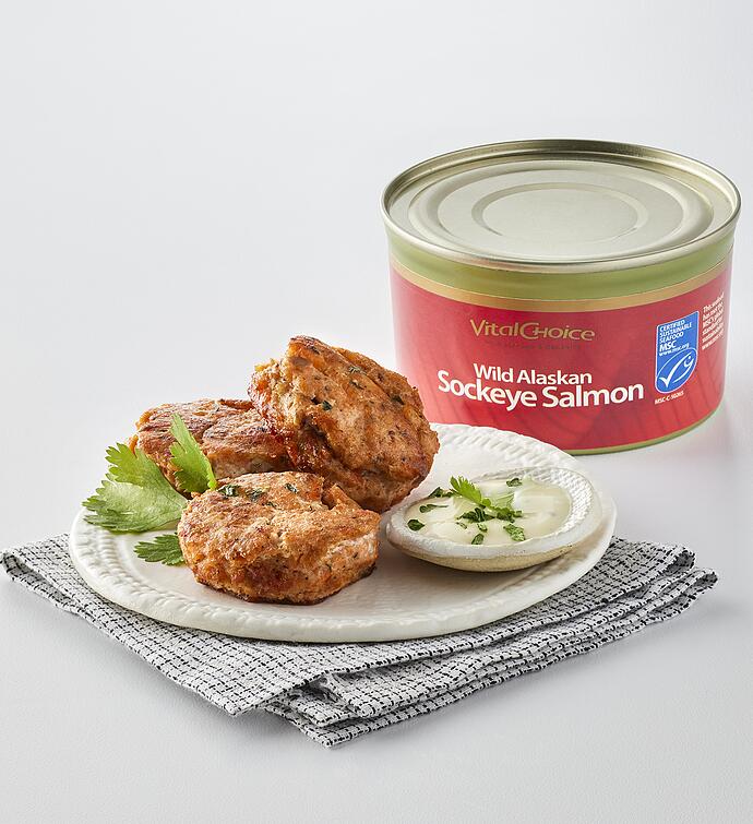 MSC Canned Sockeye Salmon - with edible skin and bones