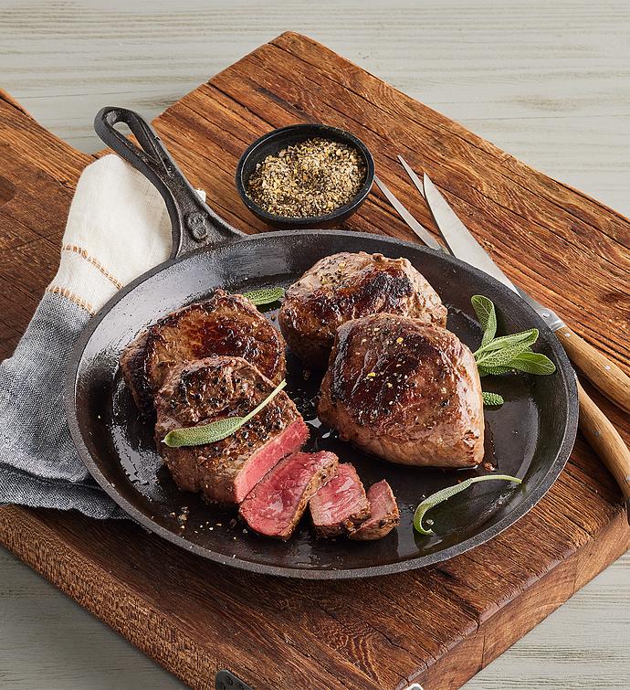 Grass Fed Beef Top Sirloin Steaks Four Ounce