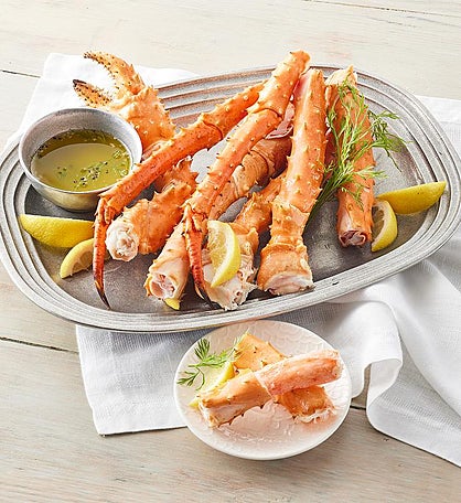 Wild Alaskan Golden King Crab Legs and Claw