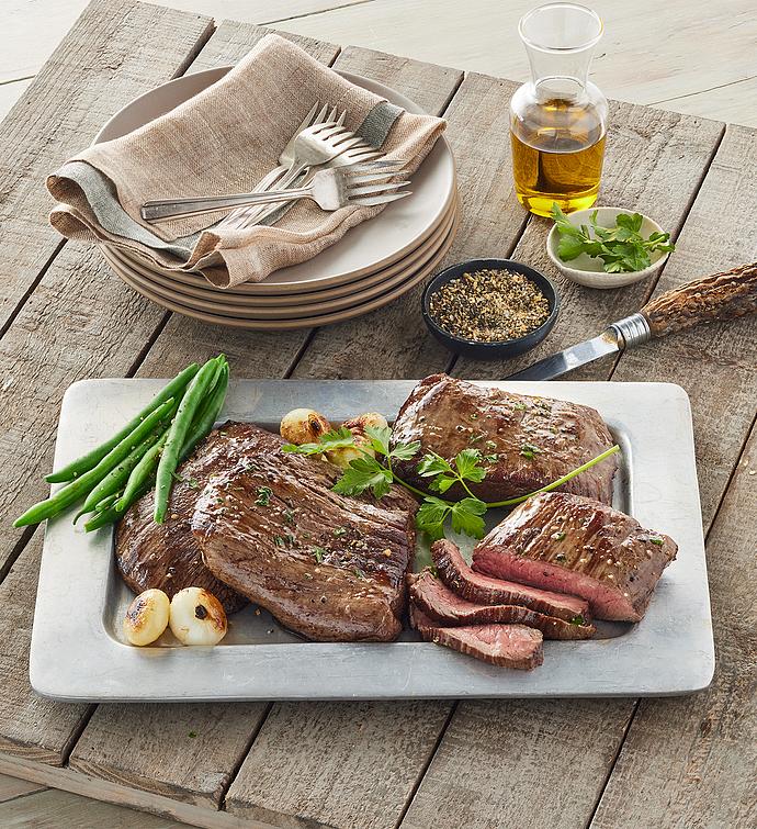Grass-Fed Beef Flank Steak - Four 8-Ounce