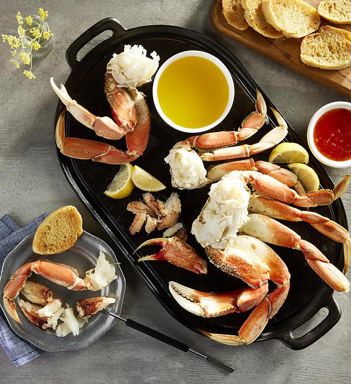 Wild Dungeness Crab Sections - cooked, cleaned & split