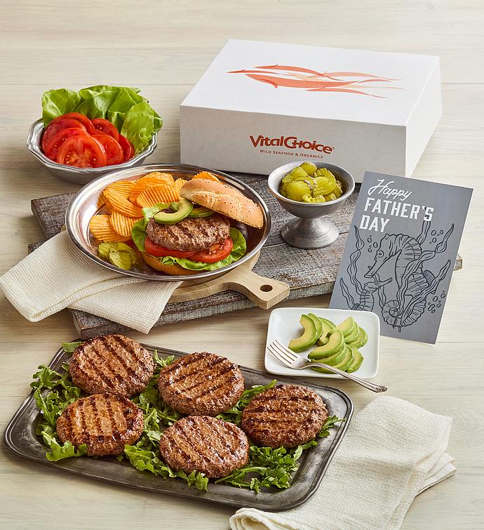 Father's Day Grass-Fed Beef Burger Patties