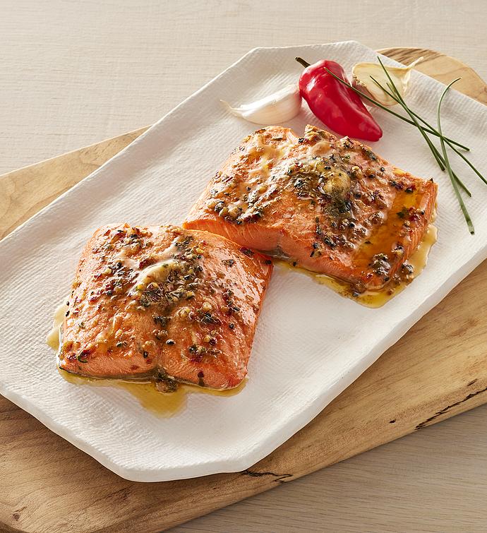 Alaskan Sockeye Salmon with Bulgogi Butter - Entrée for 2