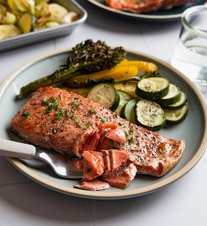 Wild Copper River Sockeye Salmon   skin on, boneless portions