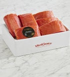 MSC Wild Alaskan Sockeye Salmon - skin-on, boneless, 4 oz portions (6)