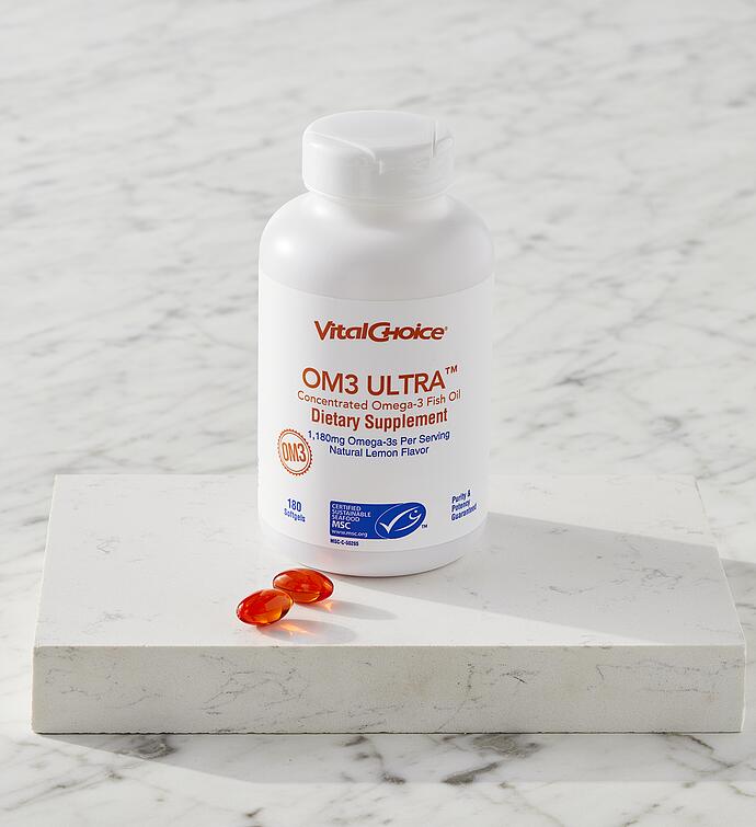 MSC OM3 Ultra™ Concentrated Omega-3 Fish Oil Dietary Supplement 