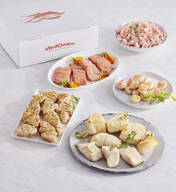 Wild Seafood Variety Box with Scallops