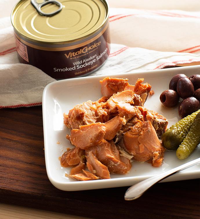 Canned Smoked Sockeye Salmon