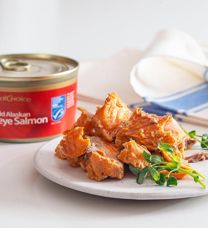 MSC Canned Sockeye Salmon - with edible skin and bones