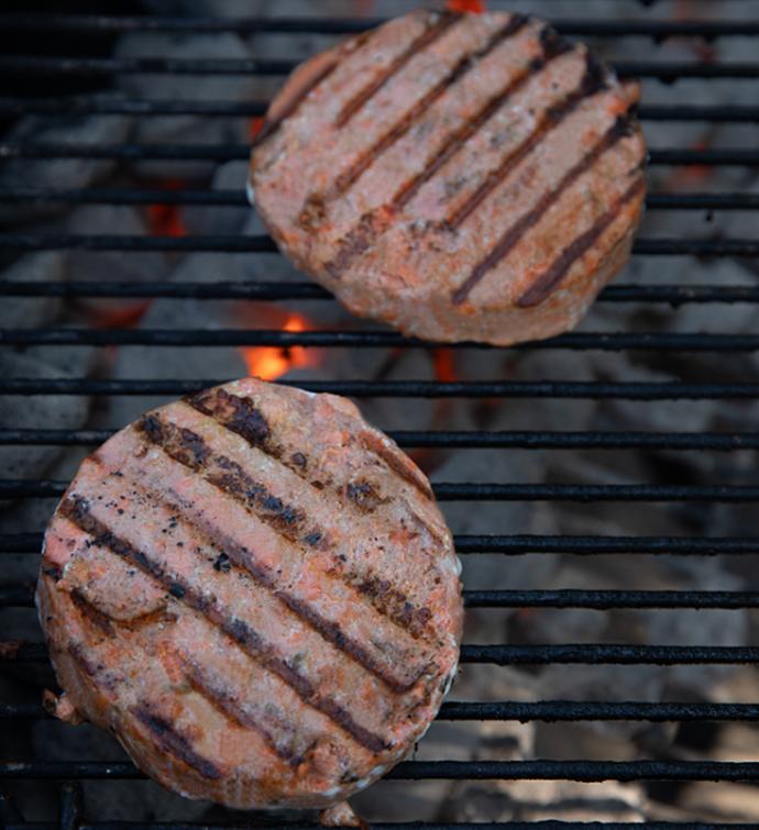 Deluxe Wild Sockeye Salmon Burgers - 5 oz each