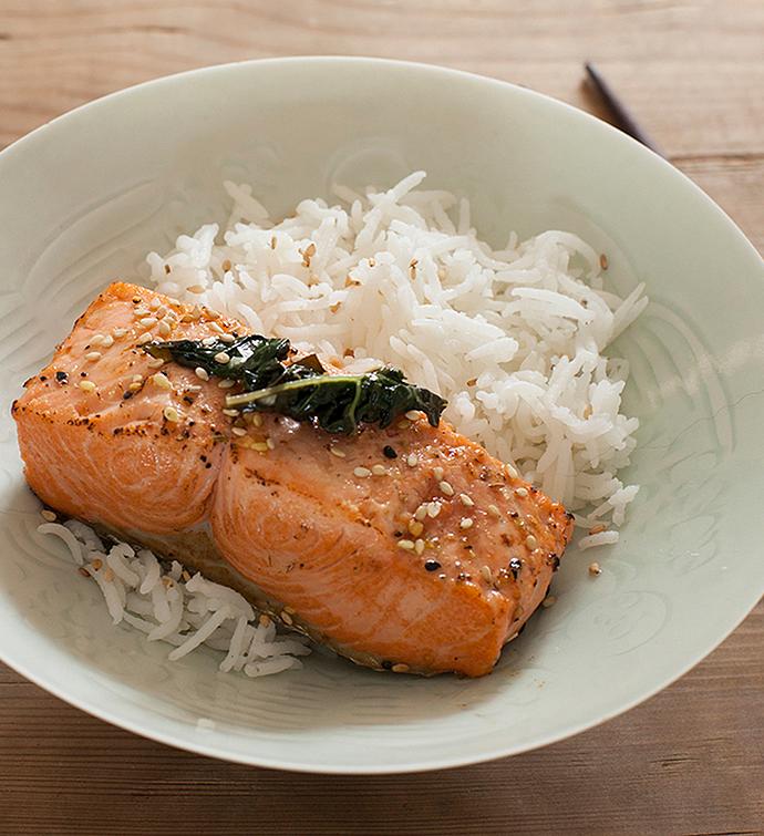 Wild Pacific King Salmon skin on, boneless, oz portions